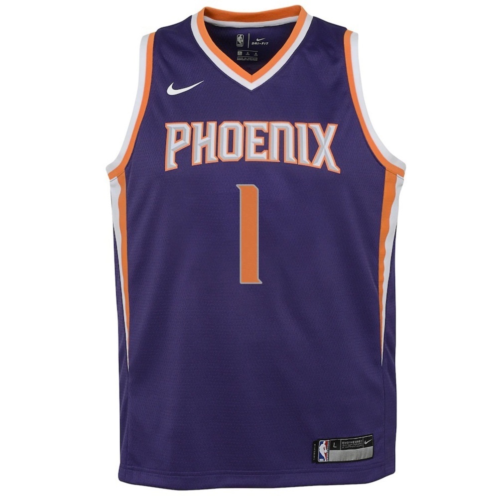 New authentic Devin‎ Booker Phoenix Suns Nike Youth Swingman Jersey Purple